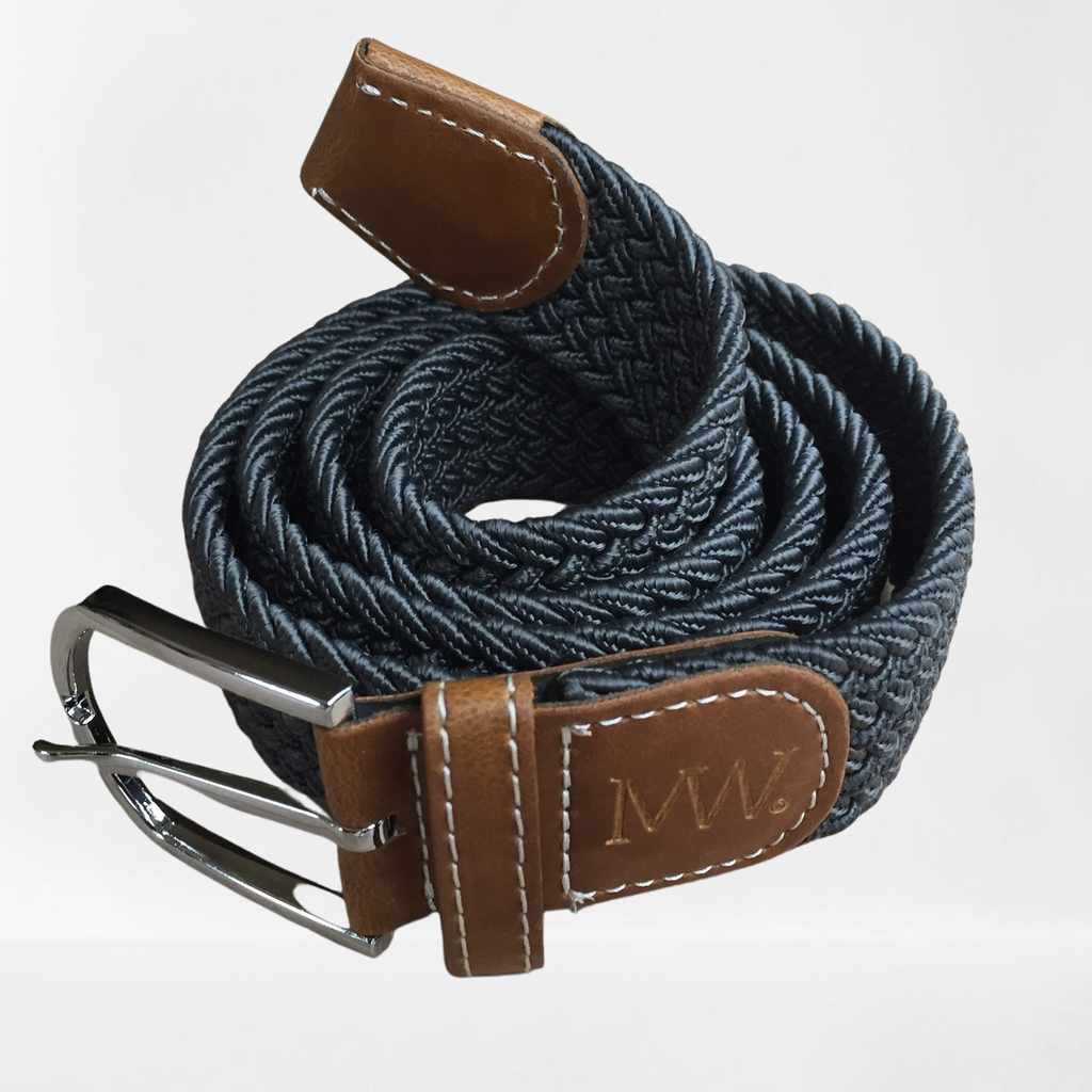 Elastischer Gürtel Grau