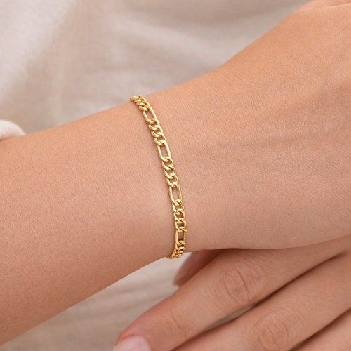 Armband Figaro Gold