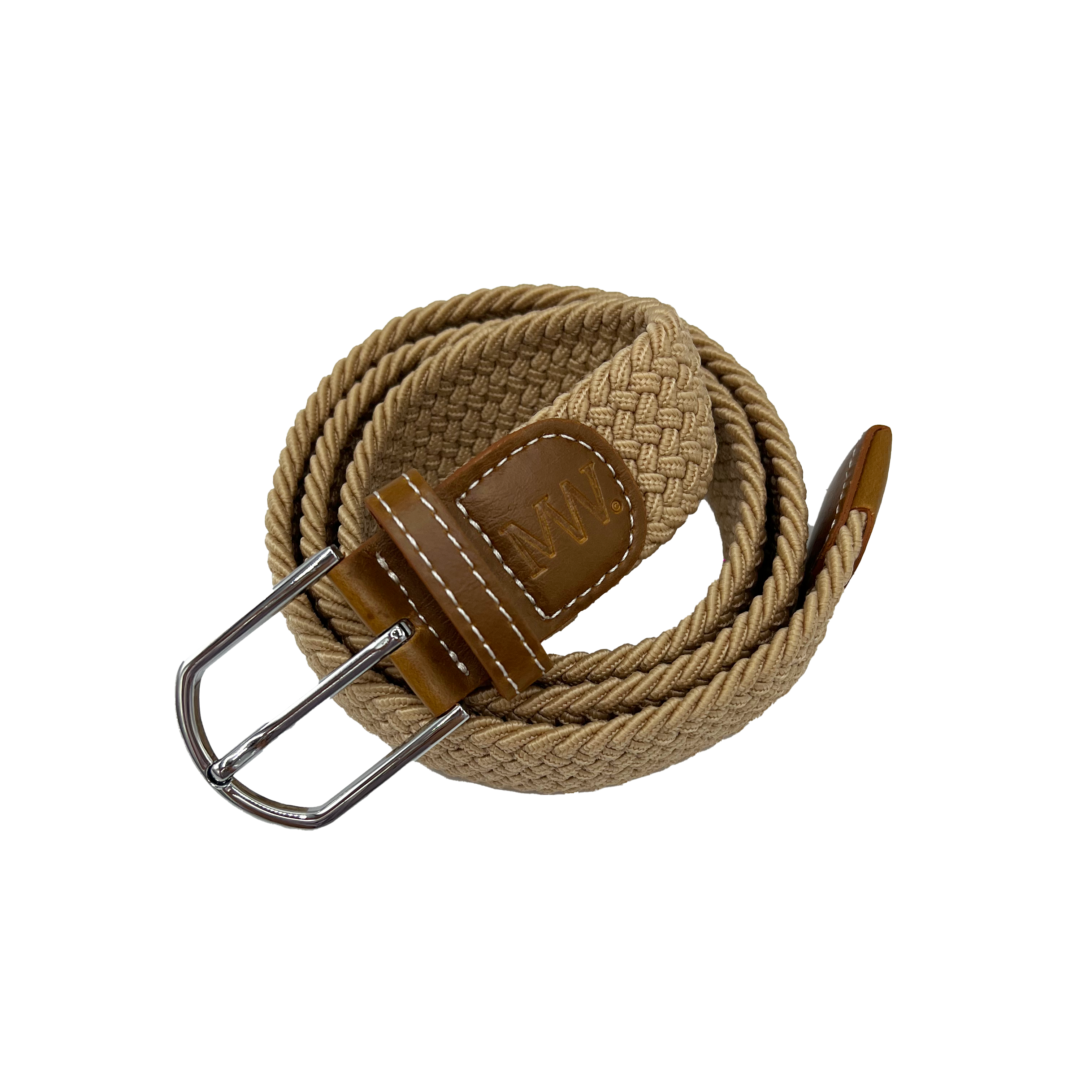 Elastischer Gürtel Beige