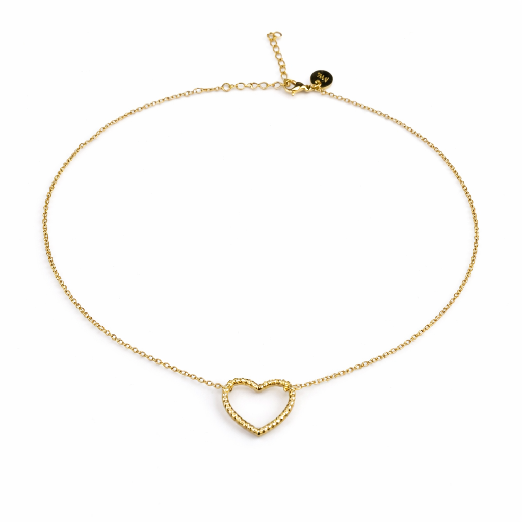 Nekke Twist Heart Gold