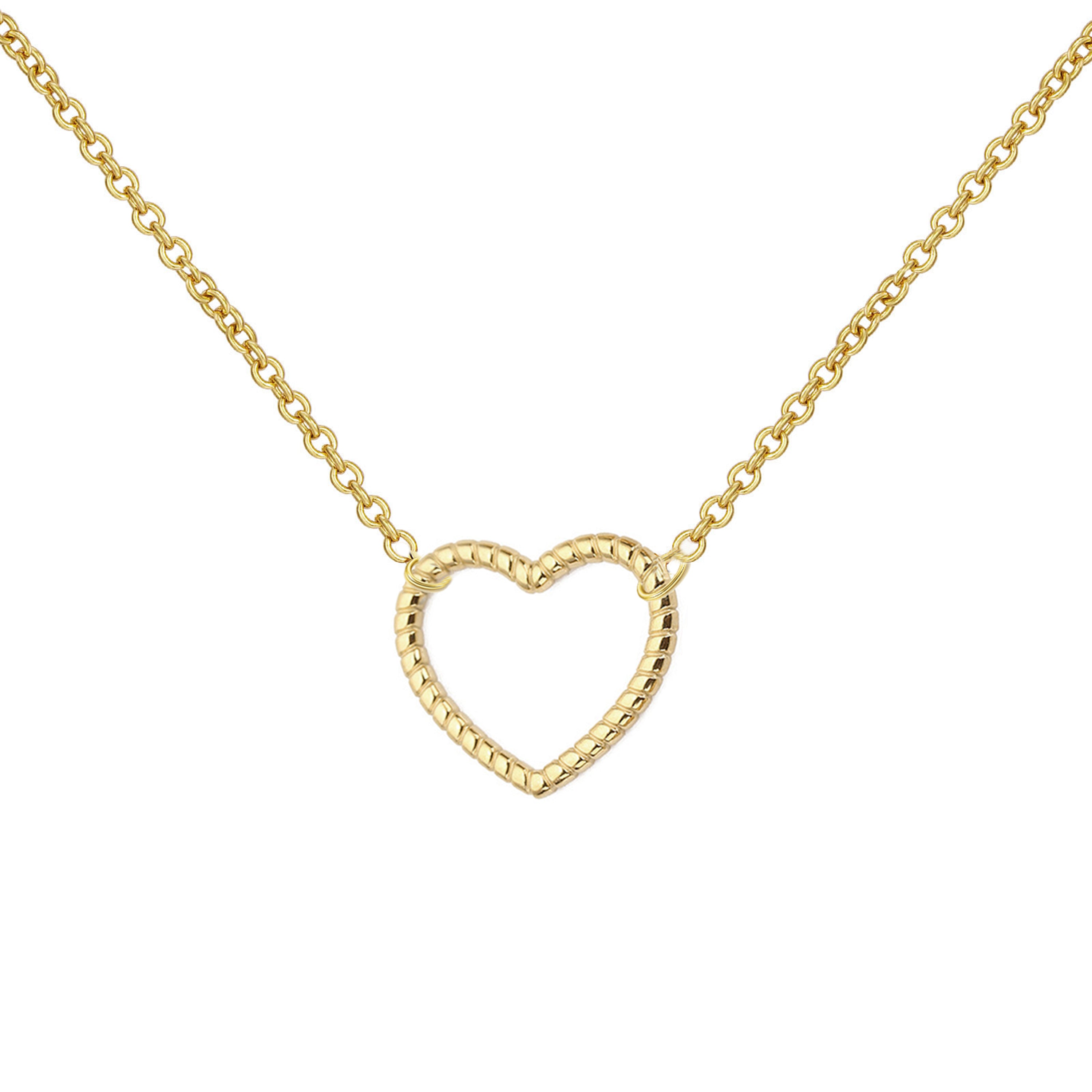 Nekke Twist Heart Gold